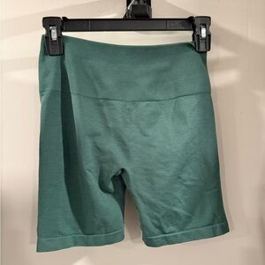 Green Biker Shorts
